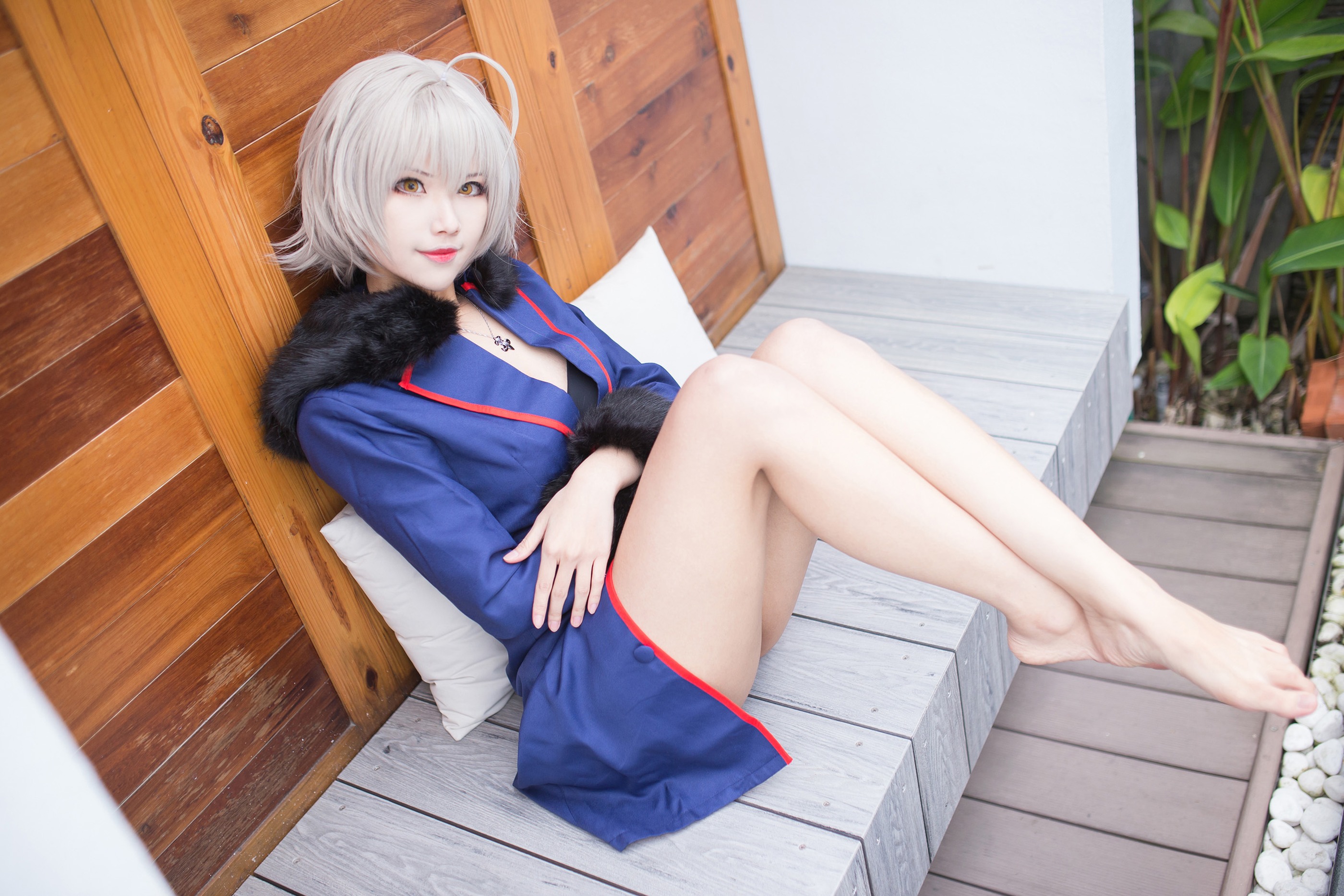 图片[1]-KaYa萱 – NO.010 KaYa 萱 黑贞 黑呆毛泳装（KaYa亚缇）[32P]-XikXak